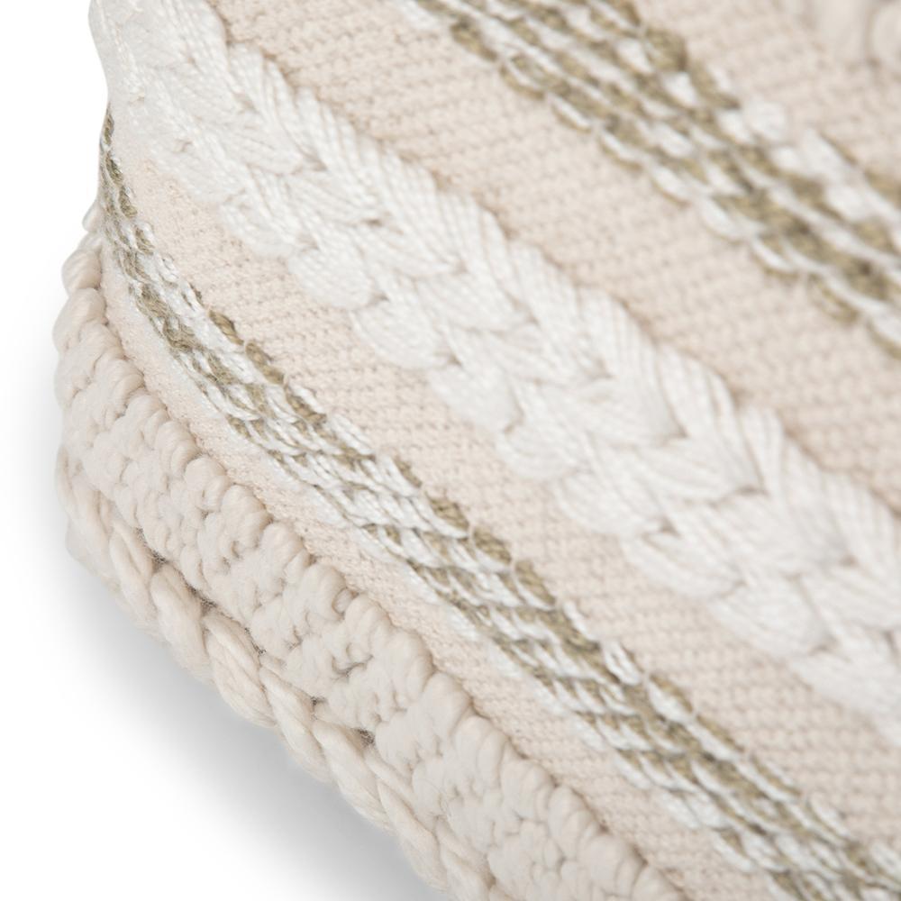 Natural/Cream | Sommer Square Pouf