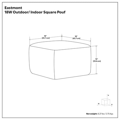 Eastmont Outdoor/Indoor Pouf