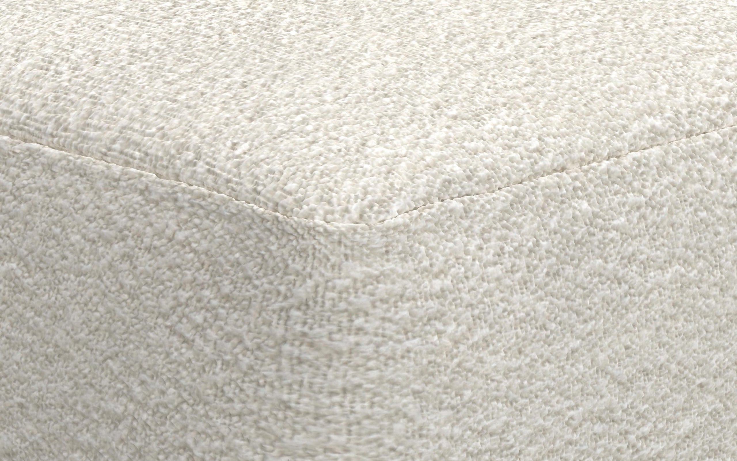 Ivory | Chantal Square Pouf