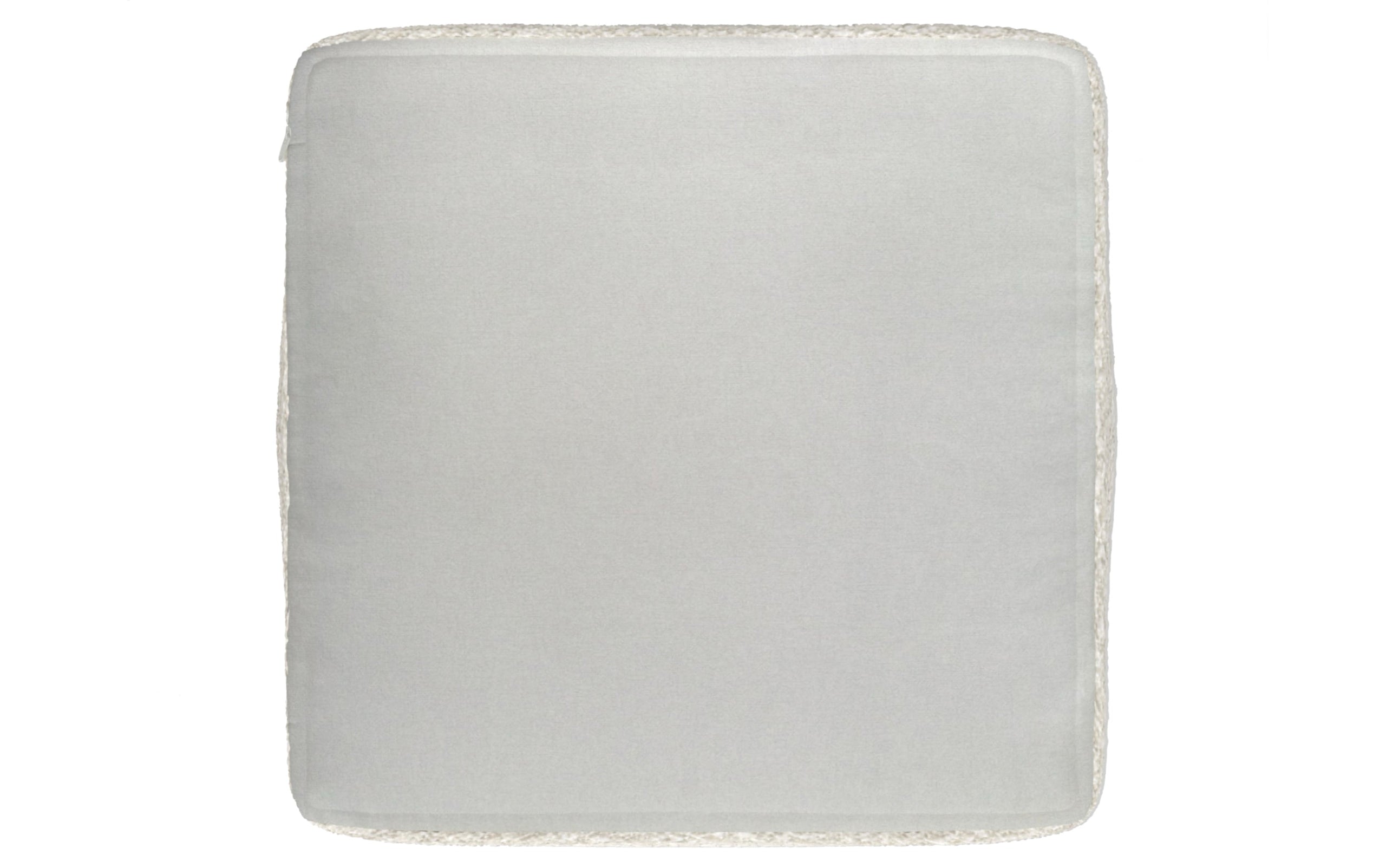 Ivory | Chantal Square Pouf