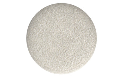 White | Chantal Round Pouf