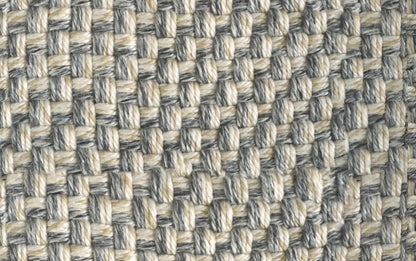 Blue/Beige | Beatrix Square Pouf