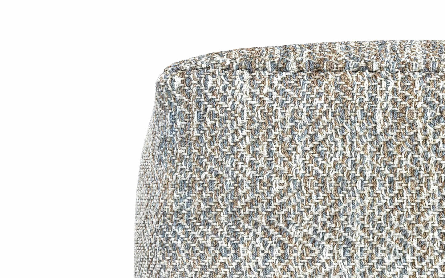 Grey | Nate 18 inch Square Pouf