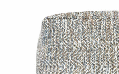 Grey | Nate 18 inch Square Pouf