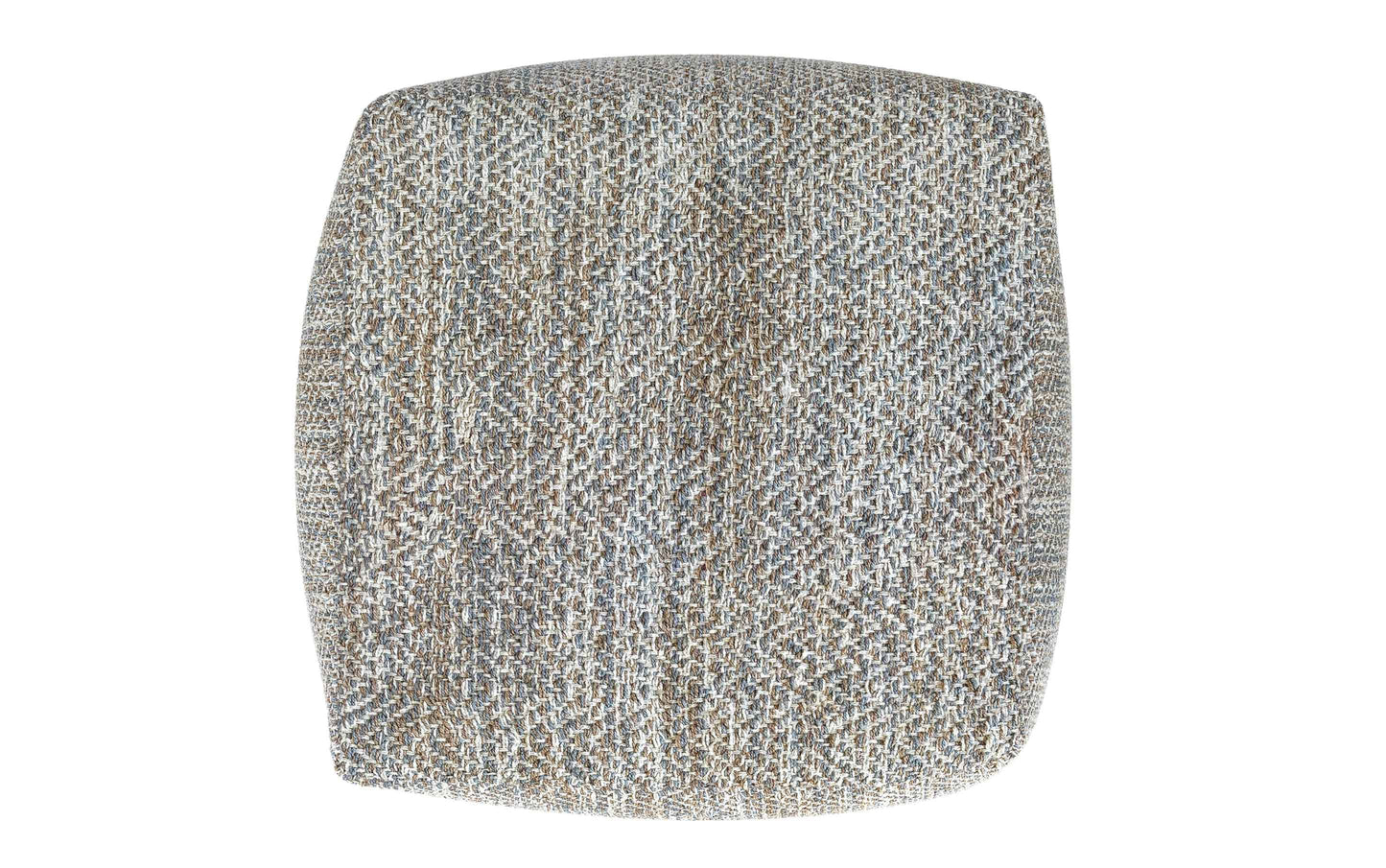 Grey | Nate 18 inch Square Pouf