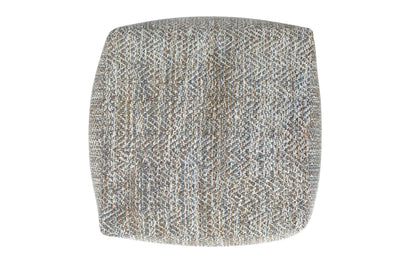 Grey | Nate 18 inch Square Pouf