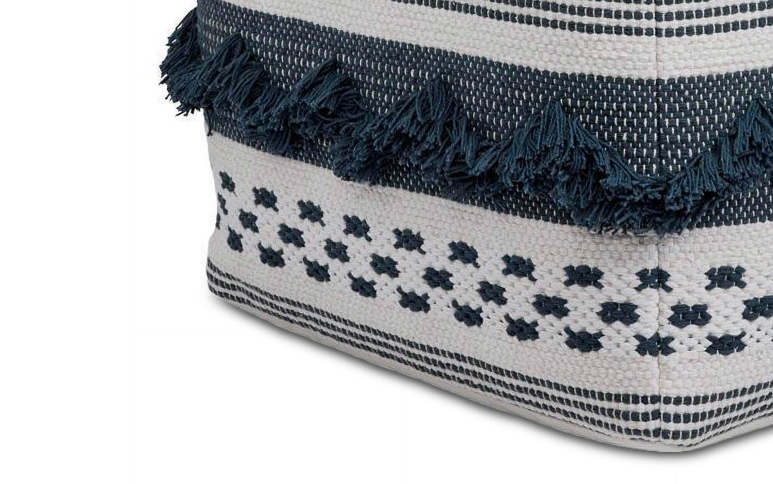 Bowden Square Pouf Ottoman