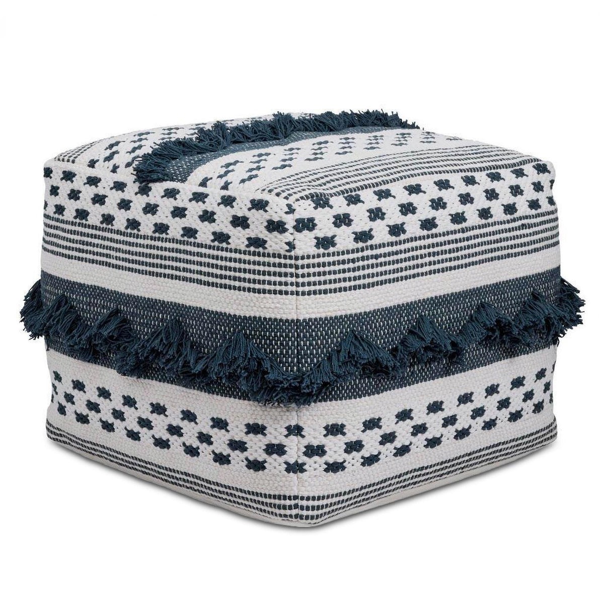 Bowden Square Pouf Ottoman