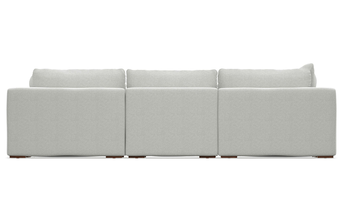Jasmine Pit Sectional Sofa in Performance Fabric