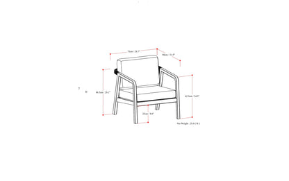 Palmetto Outdoor Conversation Chair (Set of 2)