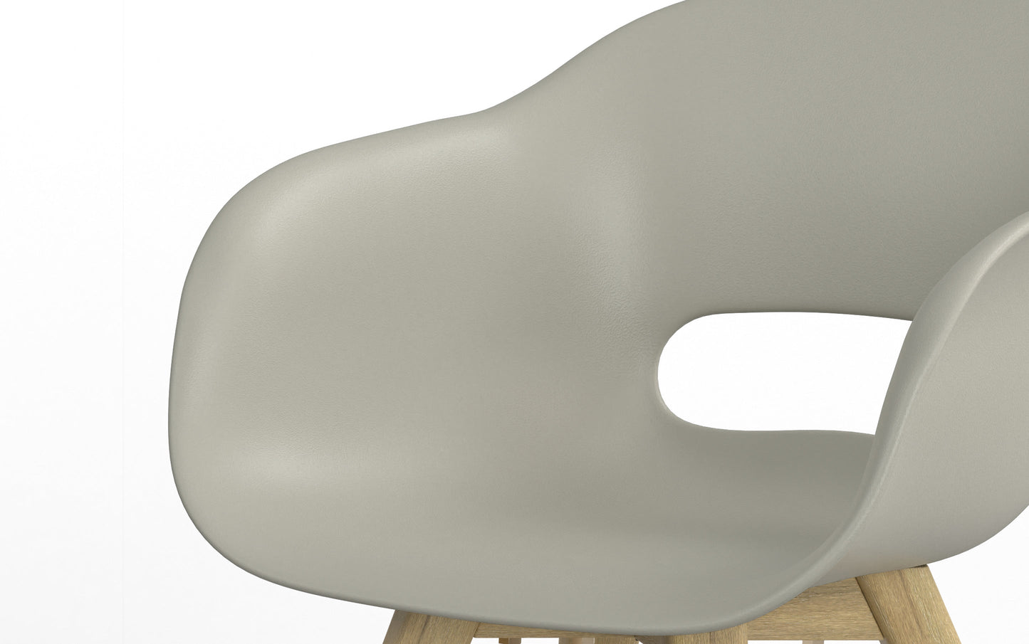 Taupe | Kona Outdoor Dining Chair in Recycled Plastic (Set of 2)