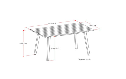 Kona Outdoor Dining Table