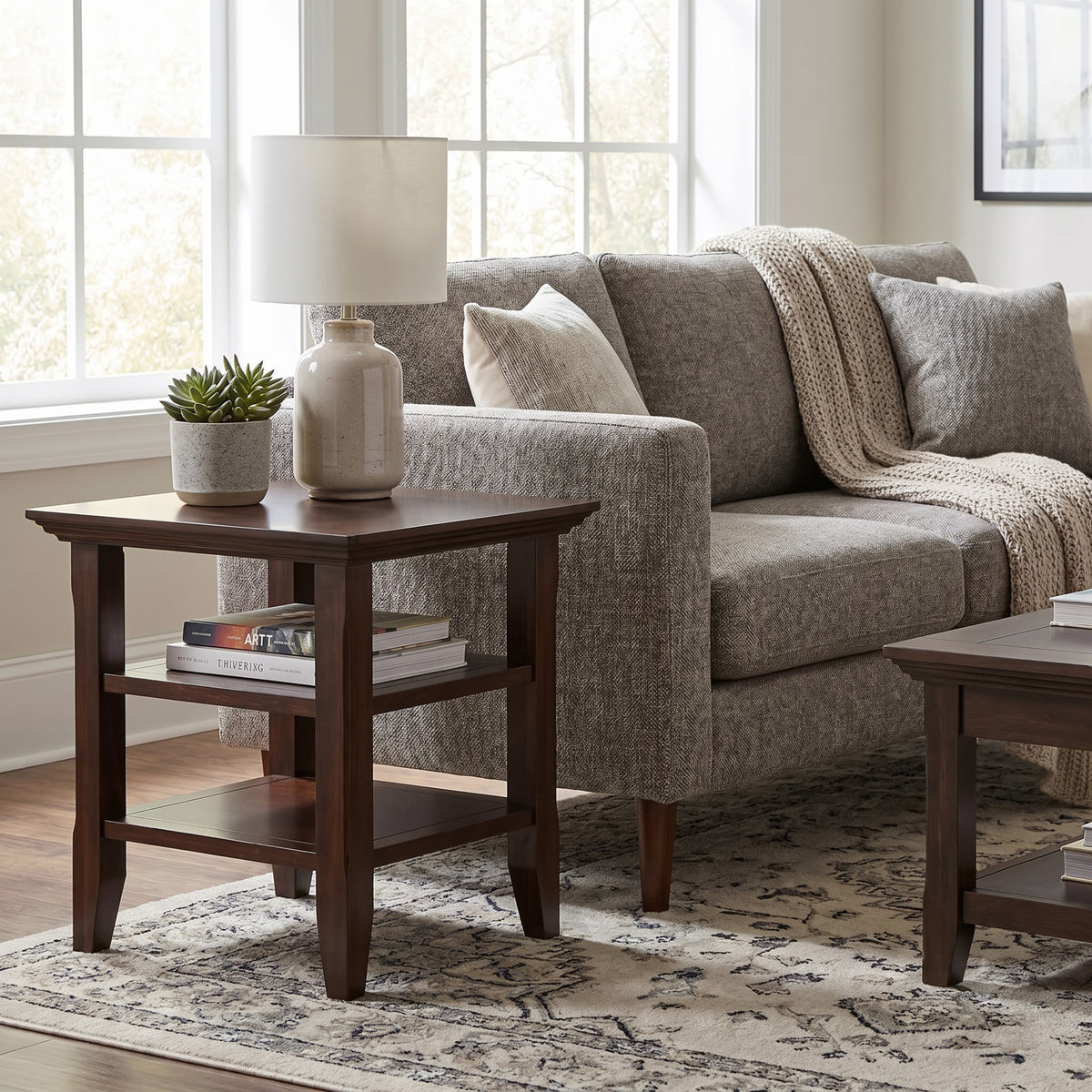 Brunette Brown | Acadian End Table