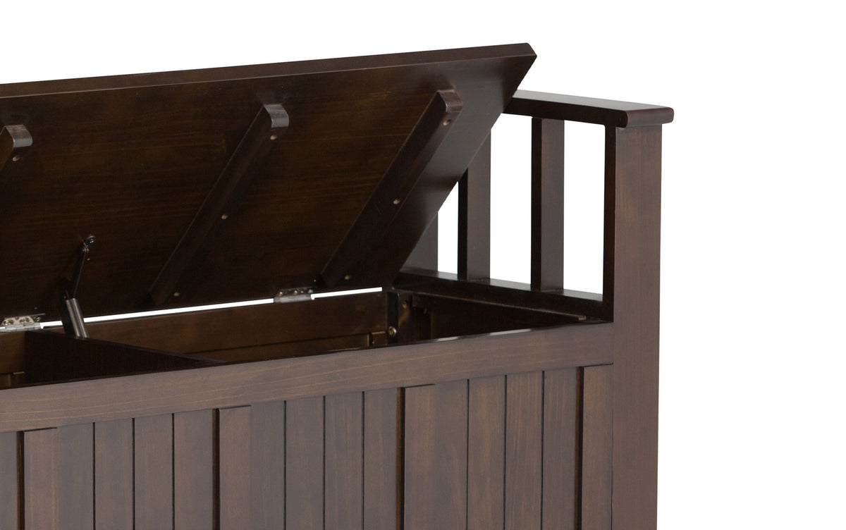 Brunette Brown | Acadian Entryway Bench