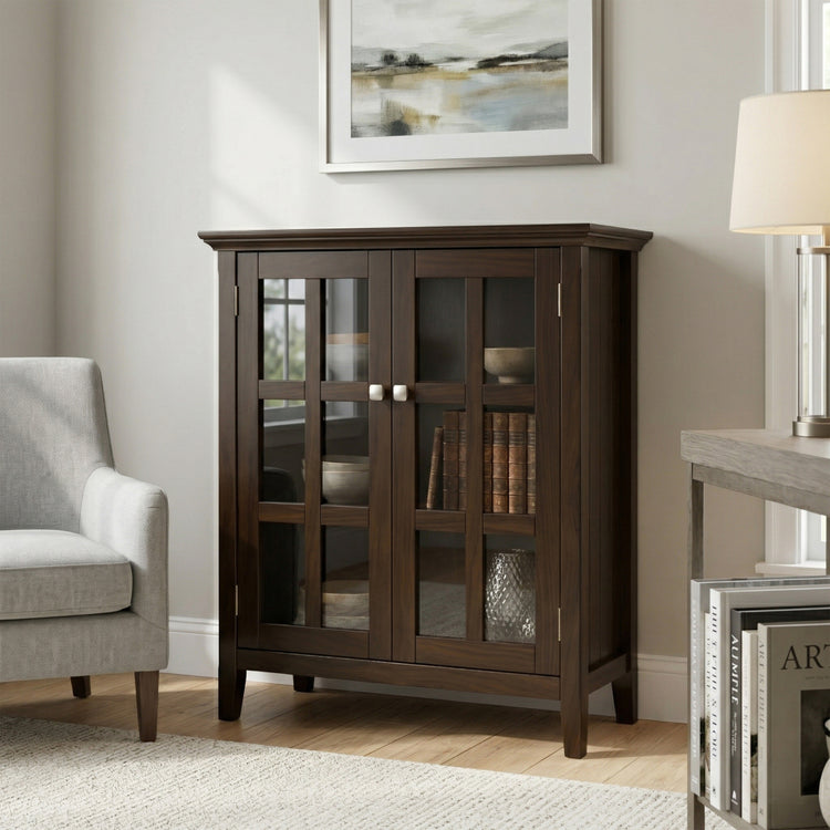 Brunette Brown | Acadian Low Storage Cabinet
