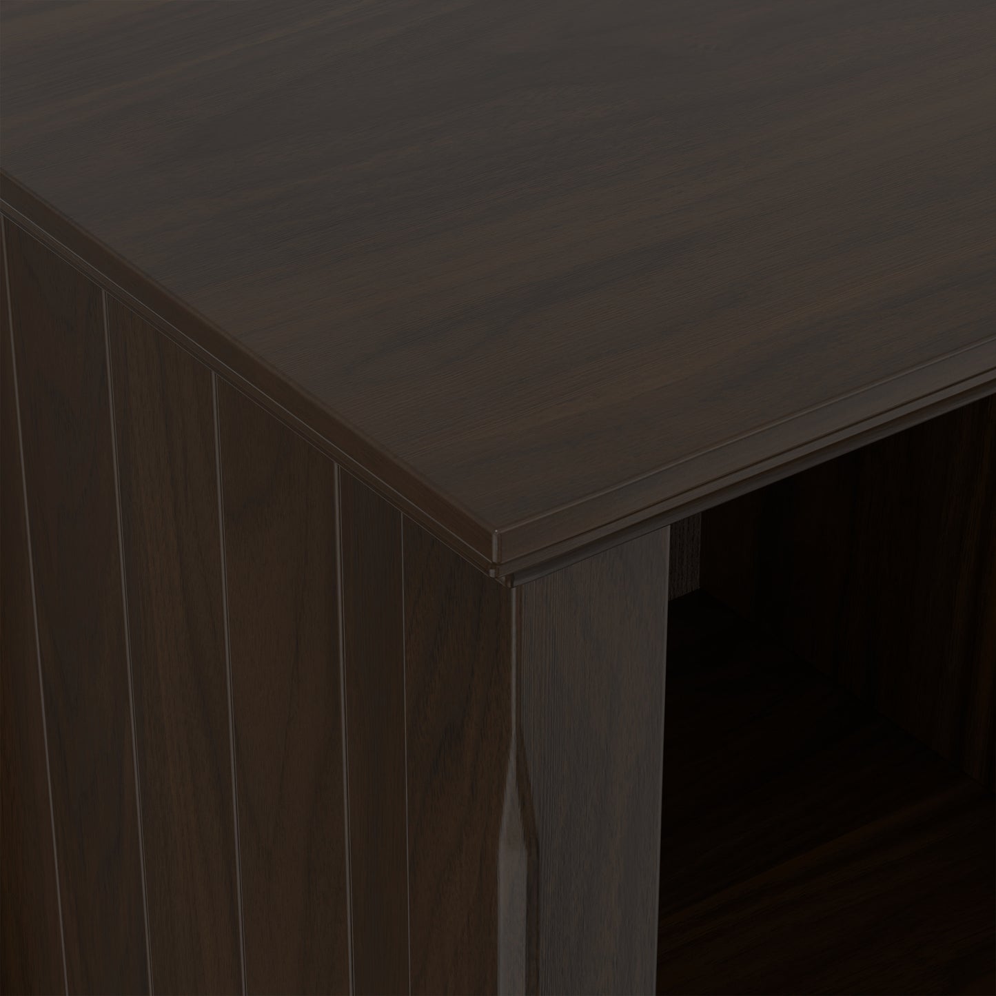 Brunette Brown | Acadian 9 Cube Bookcase