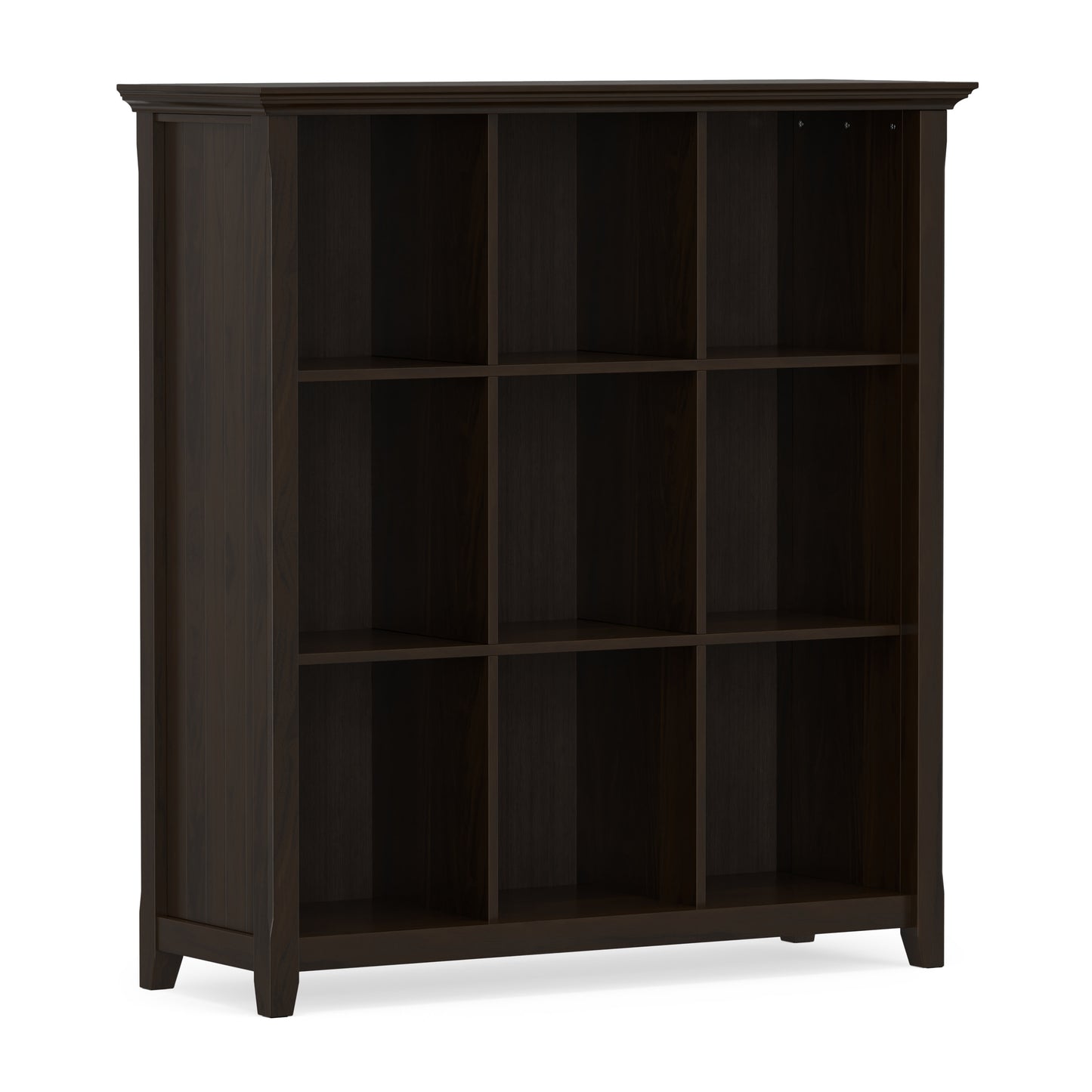 Brunette Brown | Acadian 9 Cube Bookcase