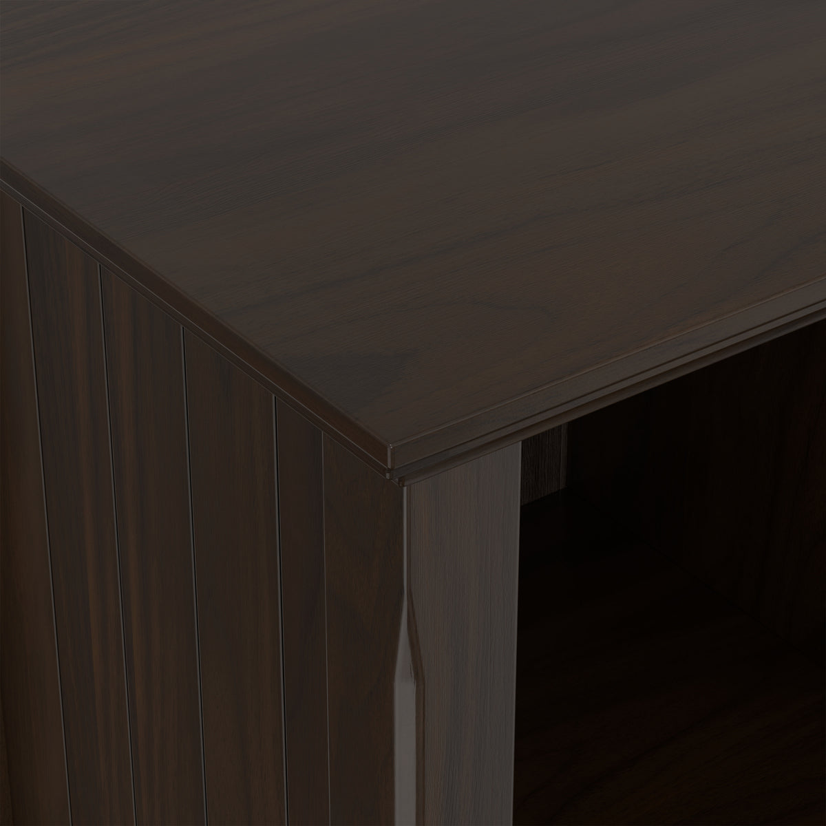 Brunette Brown | Acadian 12 Cube Bookcase