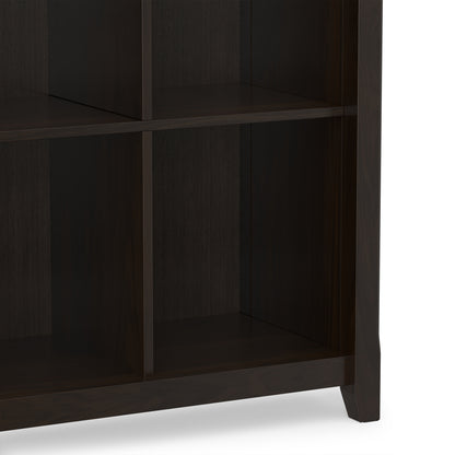 Brunette Brown | Acadian 12 Cube Bookcase