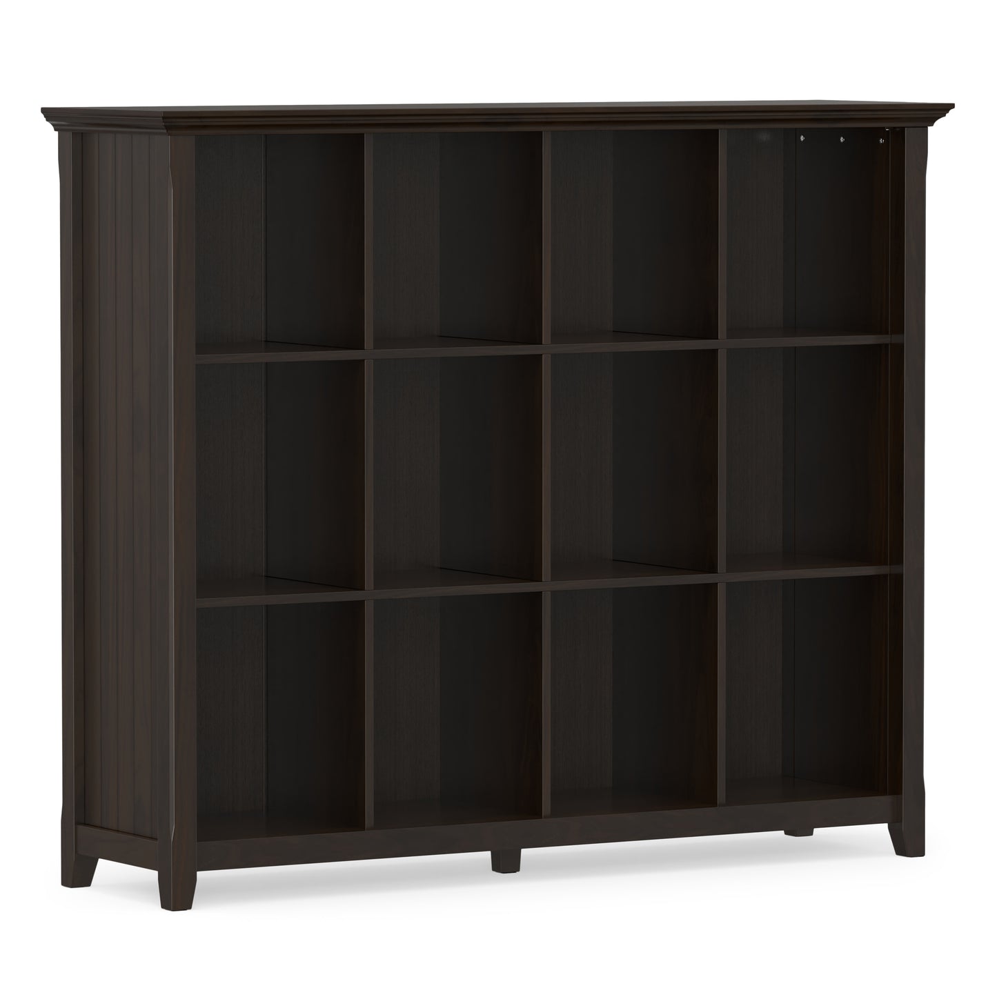 Brunette Brown | Acadian 12 Cube Bookcase