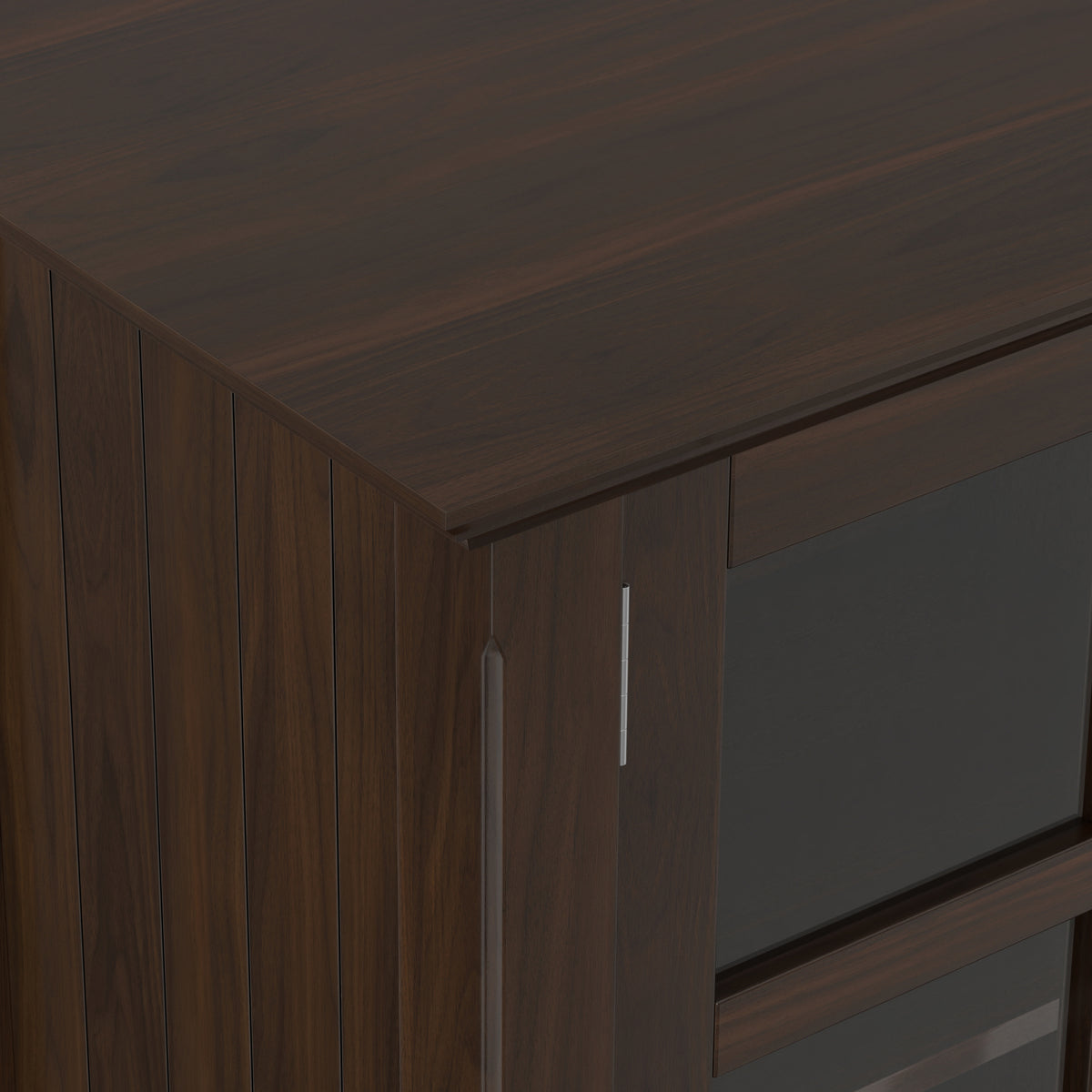 Brunette Brown | Acadian Wide Storage Cabinet