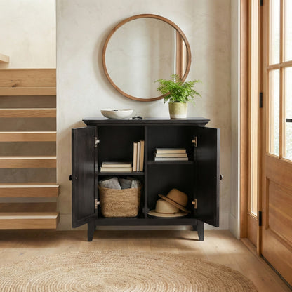 Hickory Brown | Amherst Low Storage Cabinet