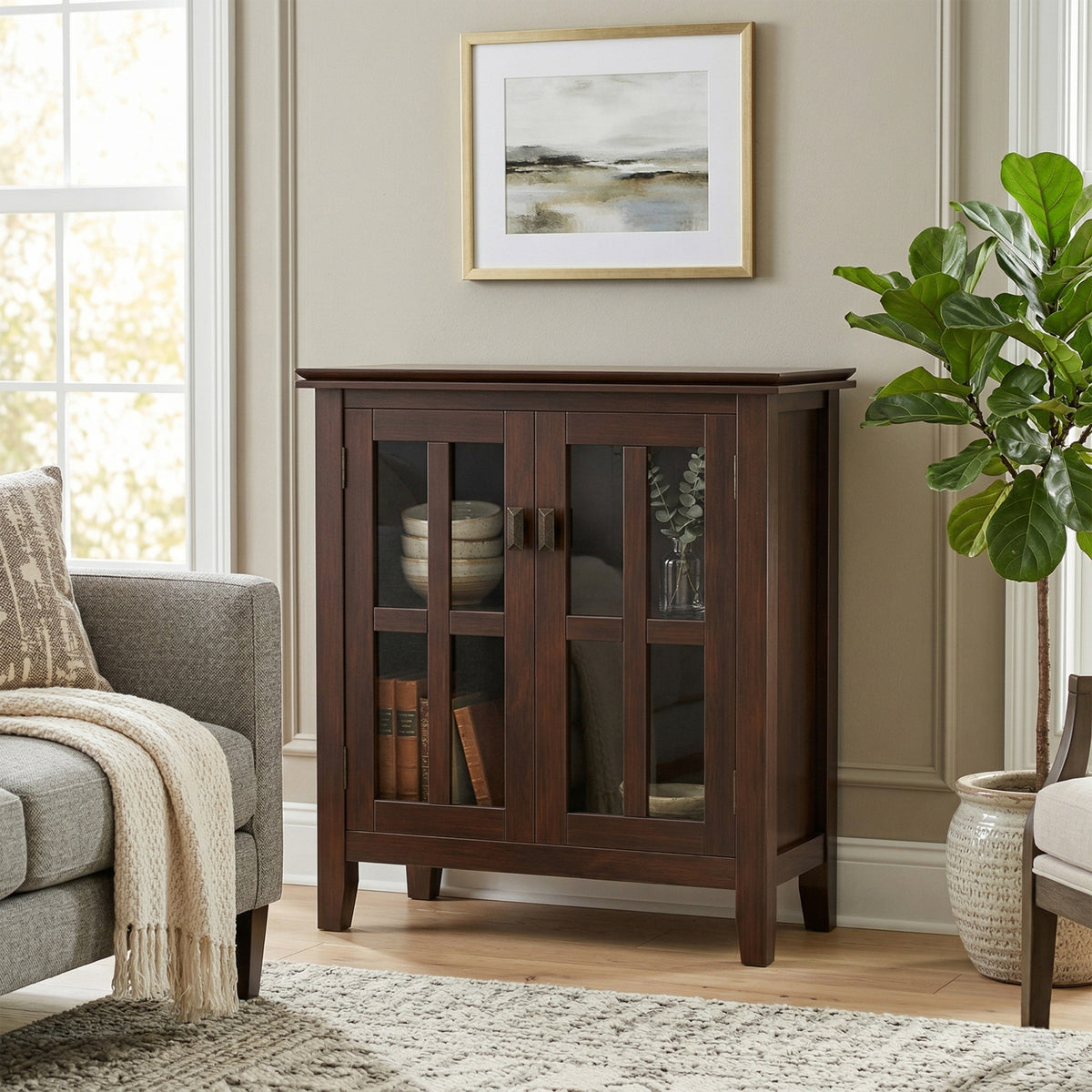 Russet Brown | Artisan Low Storage Cabinet