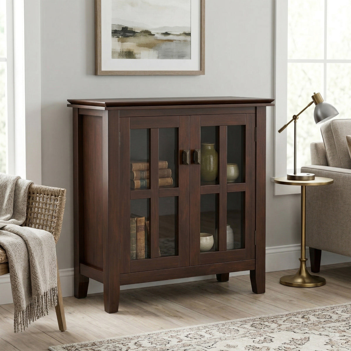 Russet Brown | Artisan Low Storage Cabinet
