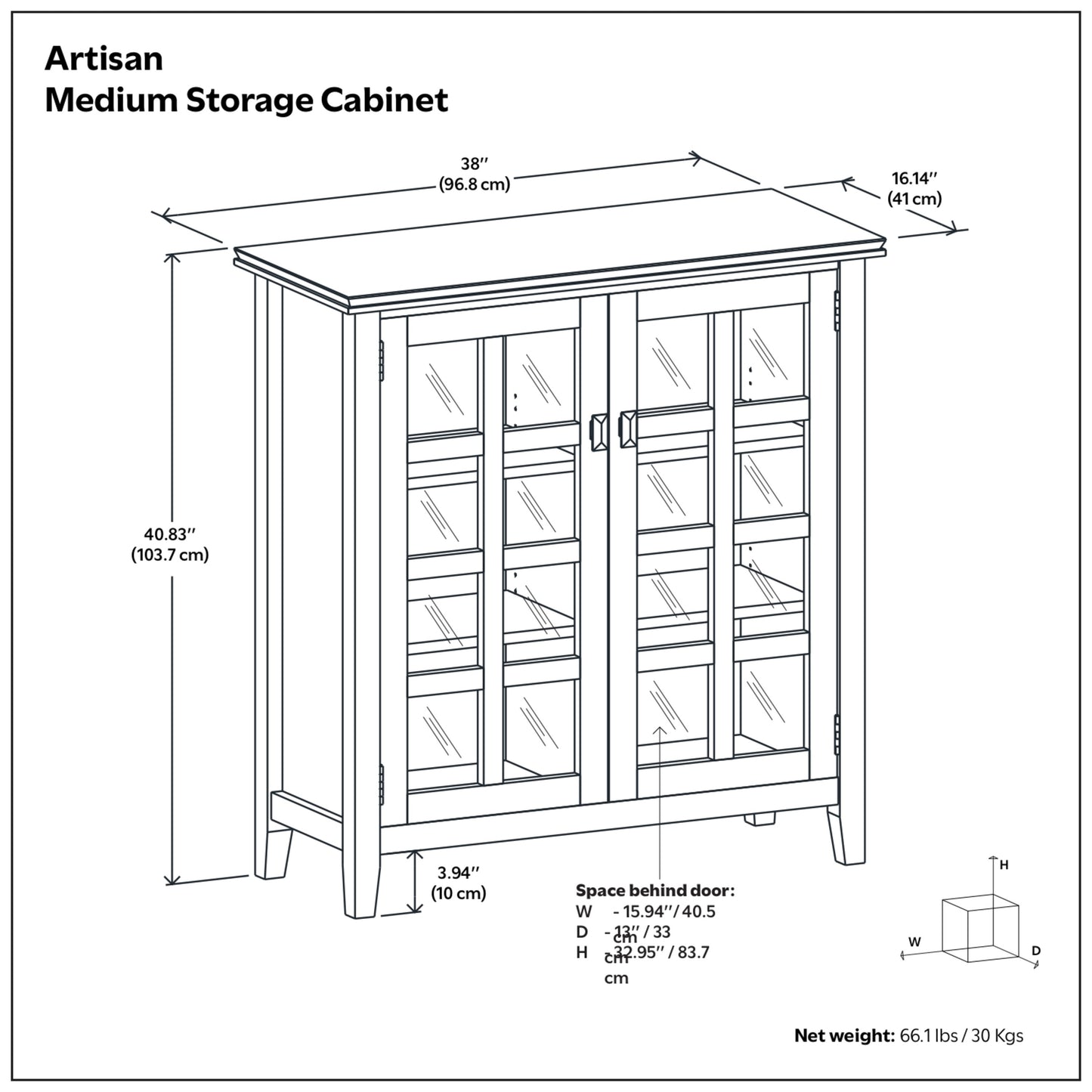 Russet Brown | Artisan Storage Cabinet