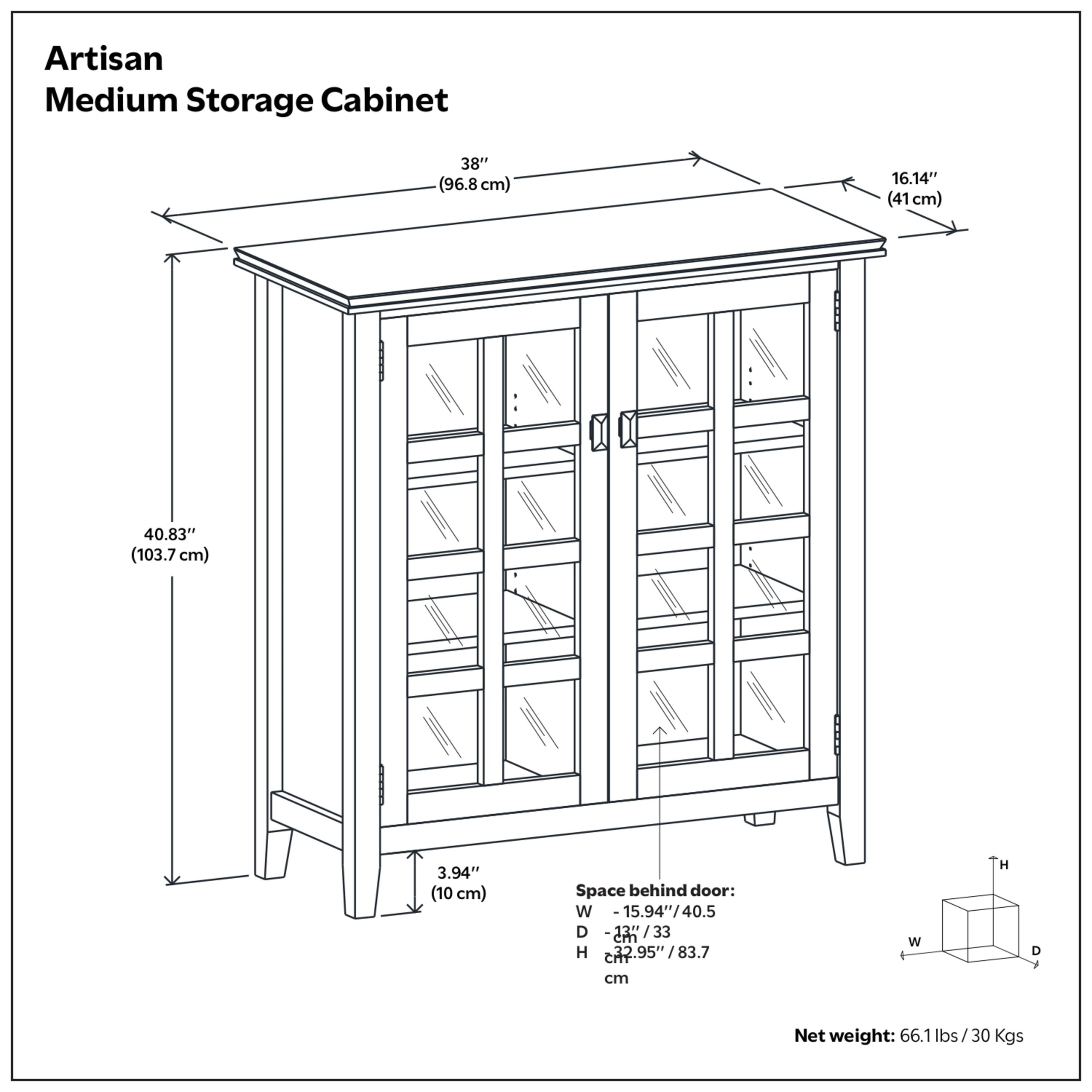 Russet Brown | Artisan Storage Cabinet