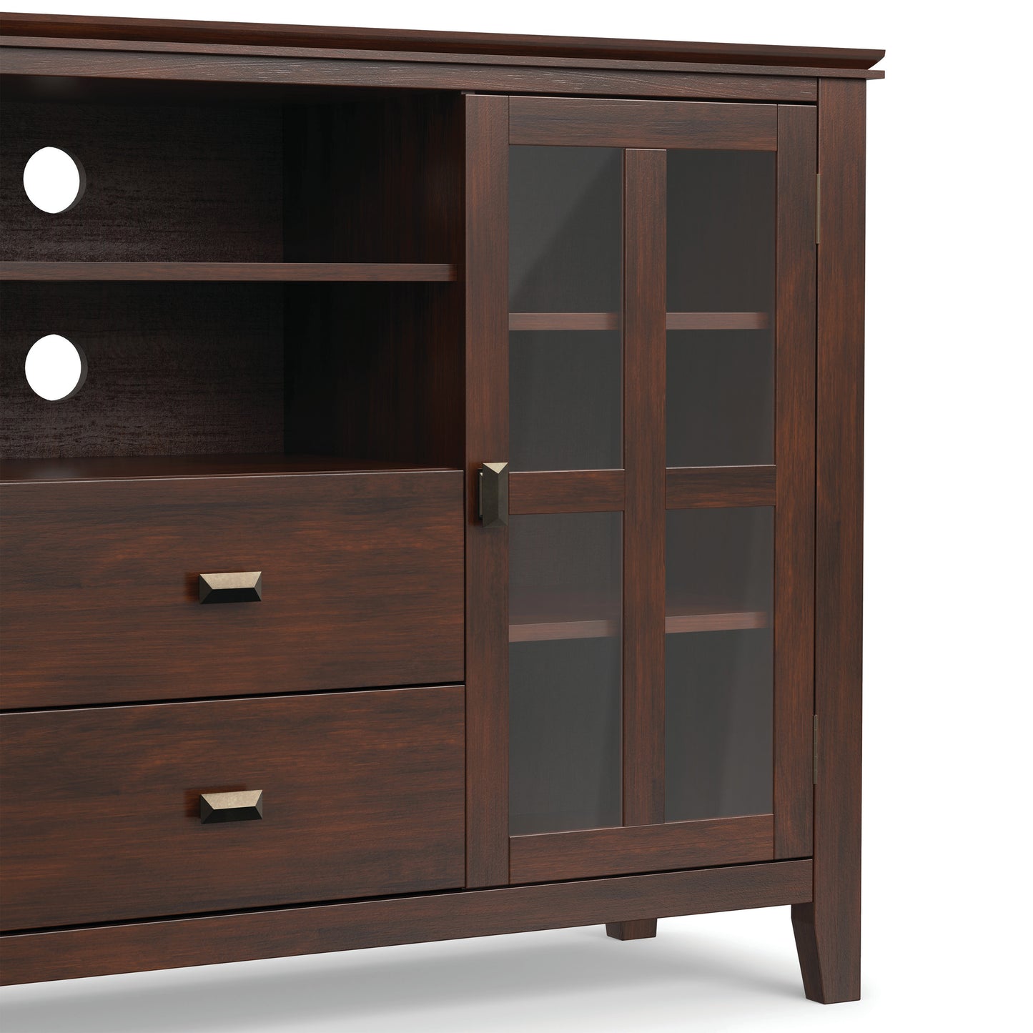 Russet Brown | Artisan Tall TV Media Stand