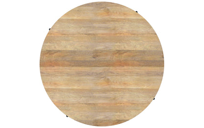 Refined Natural | Rayburn Drum Coffee Table in Mango