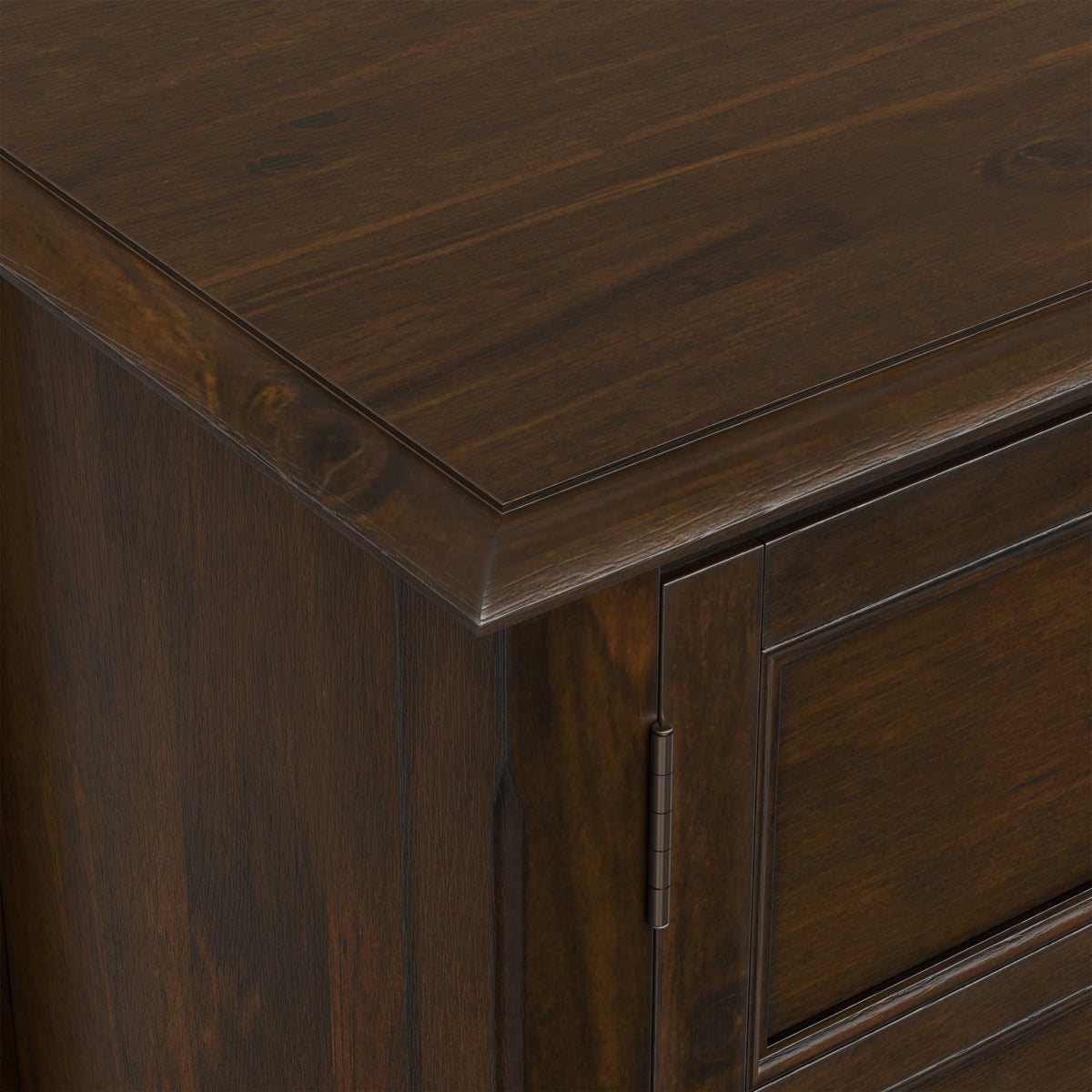 Mahogany Brown | Burlington Tall TV Stand