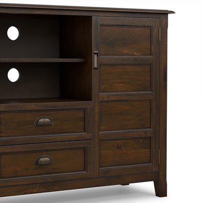 Mahogany Brown | Burlington Tall TV Stand