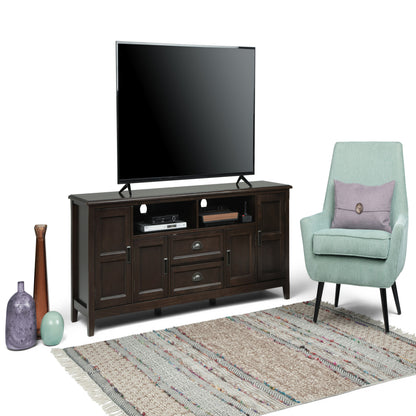 Mahogany Brown | Burlington 72 inch TV Stand