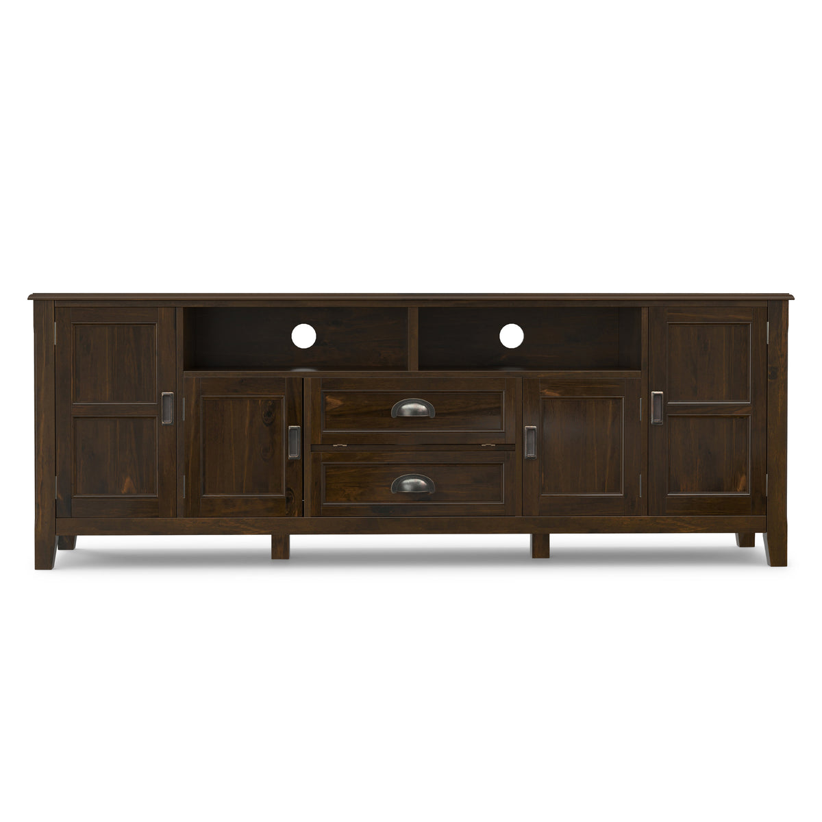 Mahogany Brown | Burlington 72 inch TV Stand