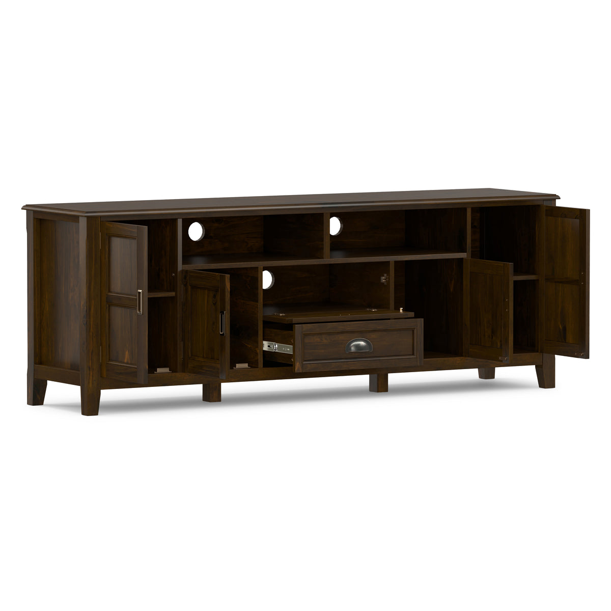 Mahogany Brown | Burlington 72 inch TV Stand