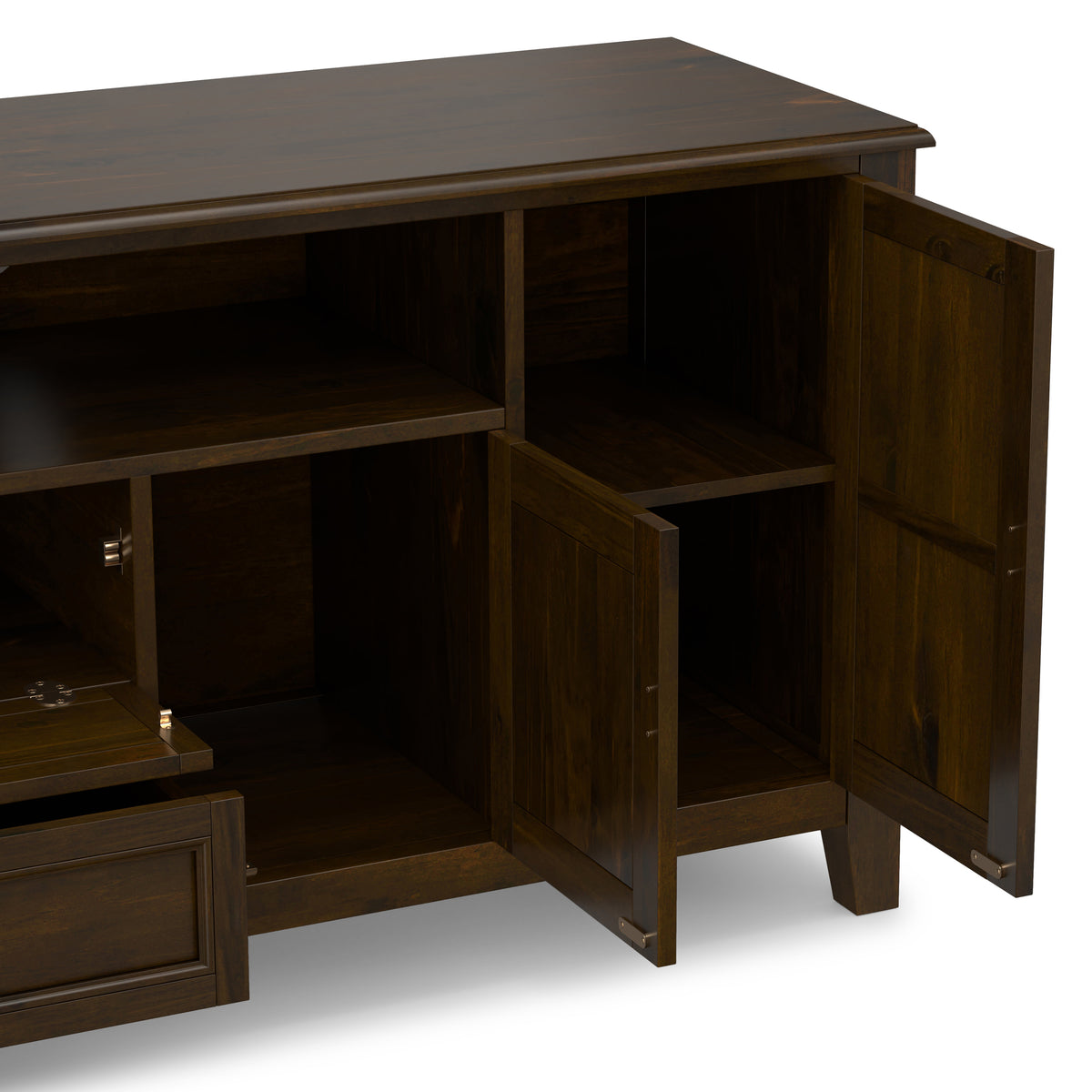 Mahogany Brown | Burlington 72 inch TV Stand