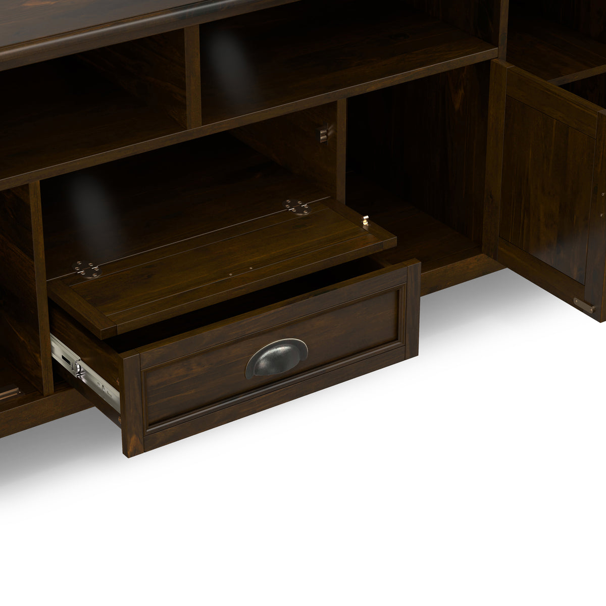 Mahogany Brown | Burlington 72 inch TV Stand