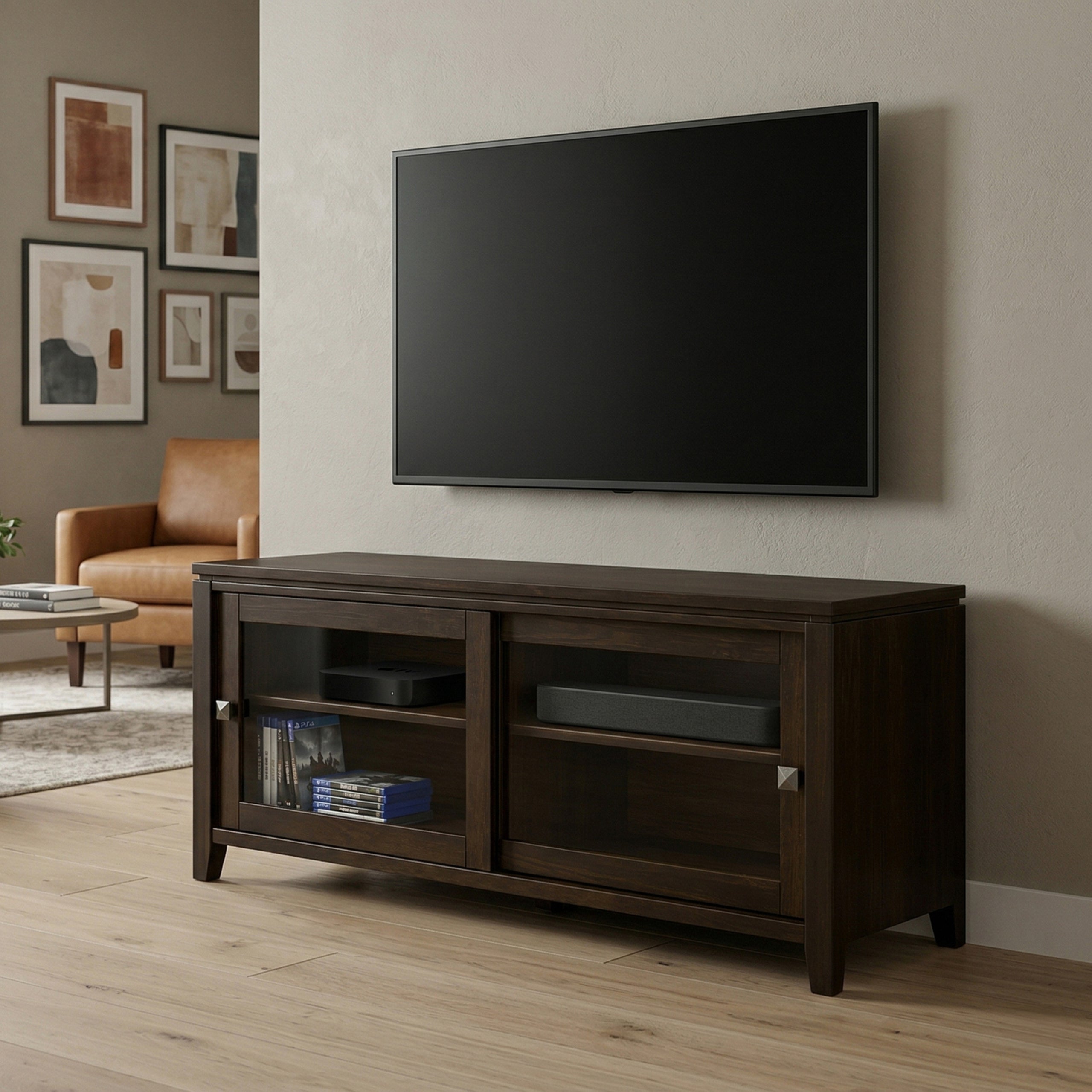 Mahogany Brown | Cosmopolitan TV Stand