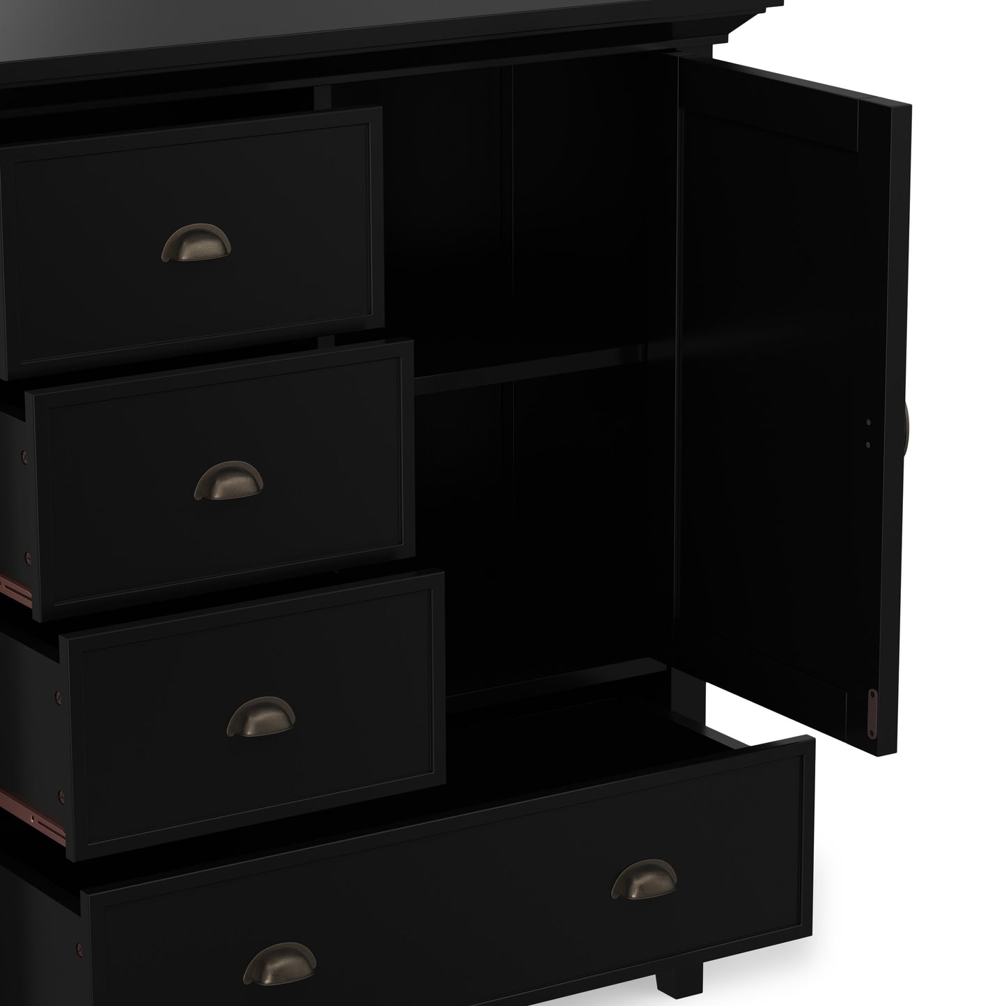 Black | Redmond Medium Storage Cabinet