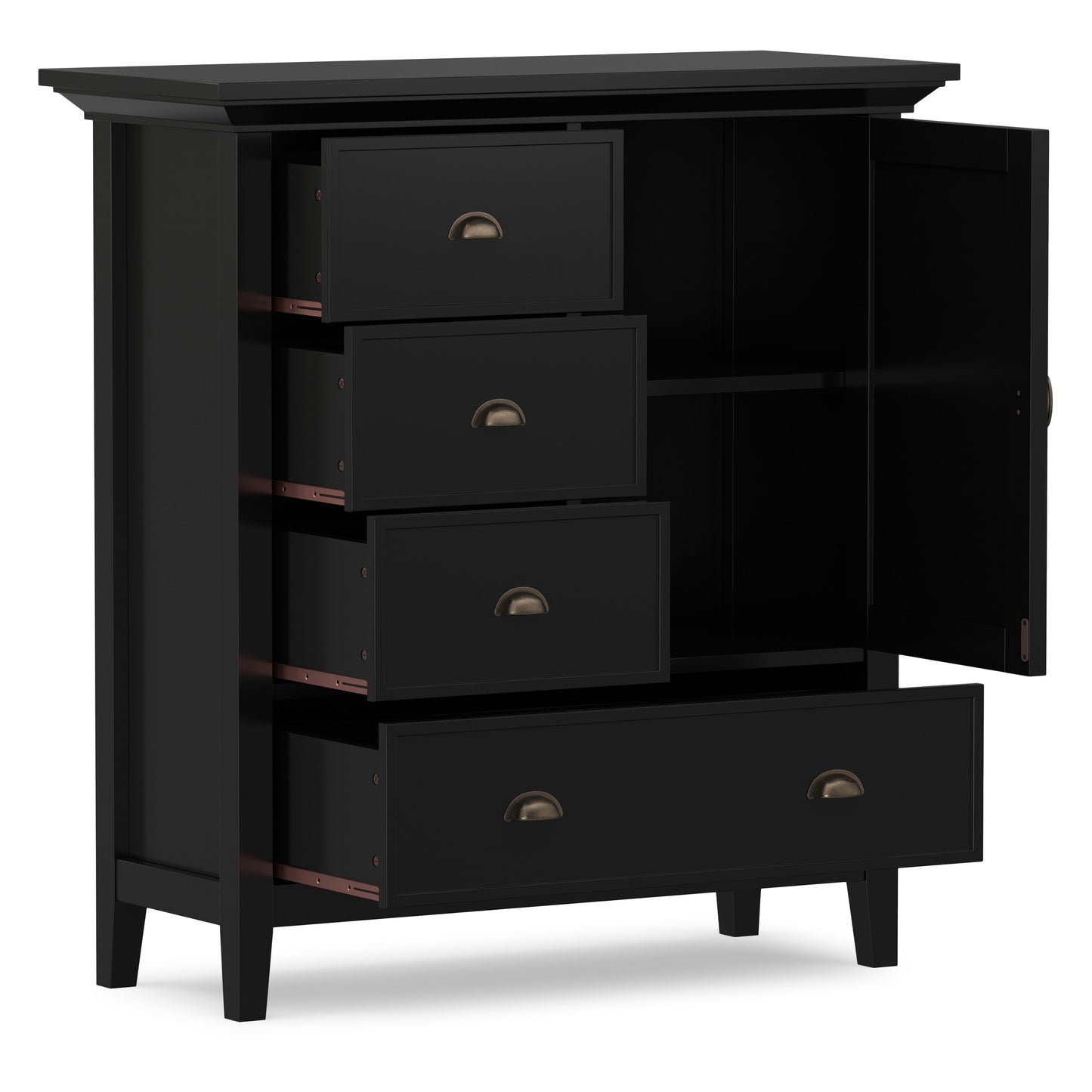 Black | Redmond Medium Storage Cabinet