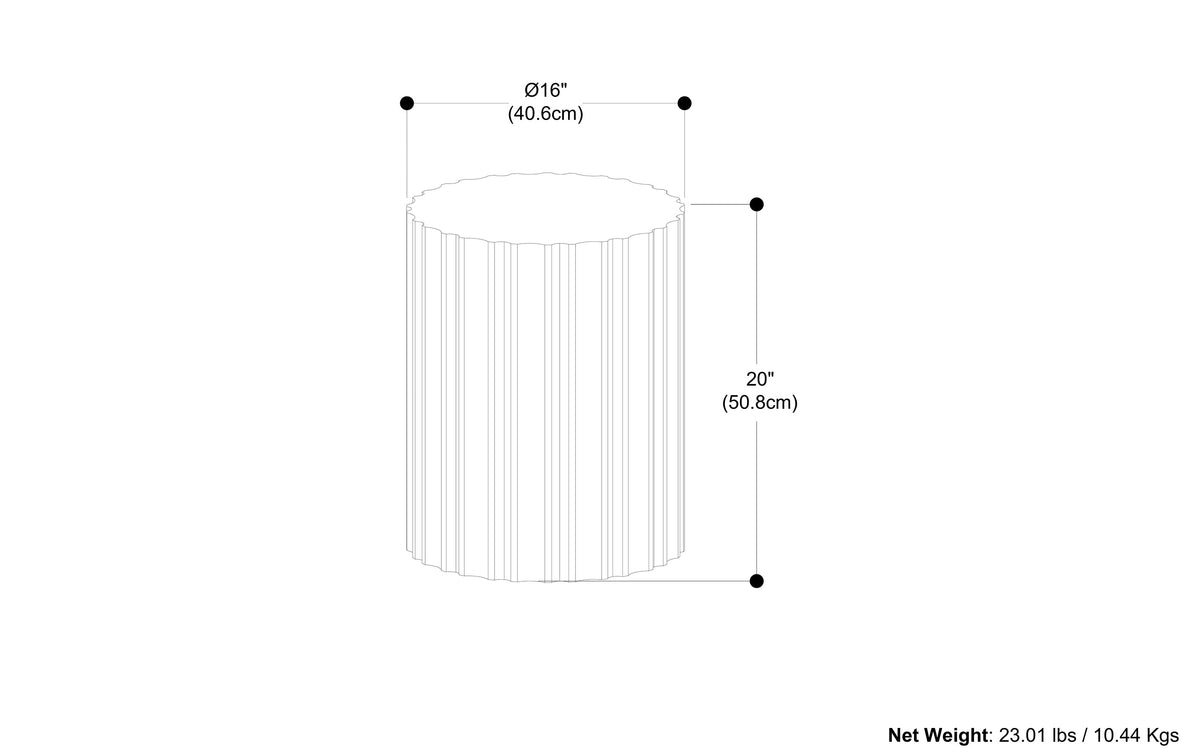 Refined Natural | Rolf Side Table