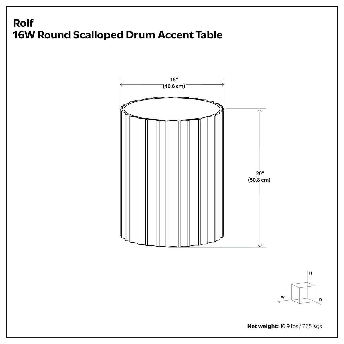 Walnut Brown | Rolf Side Table