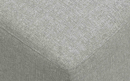 Pale Grey Performance Fabric | Rex Right Sectional and Ottoman Performance Fabric