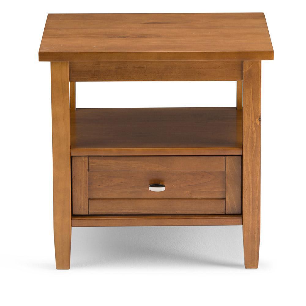 Light Golden Brown | Warm Shaker End Table