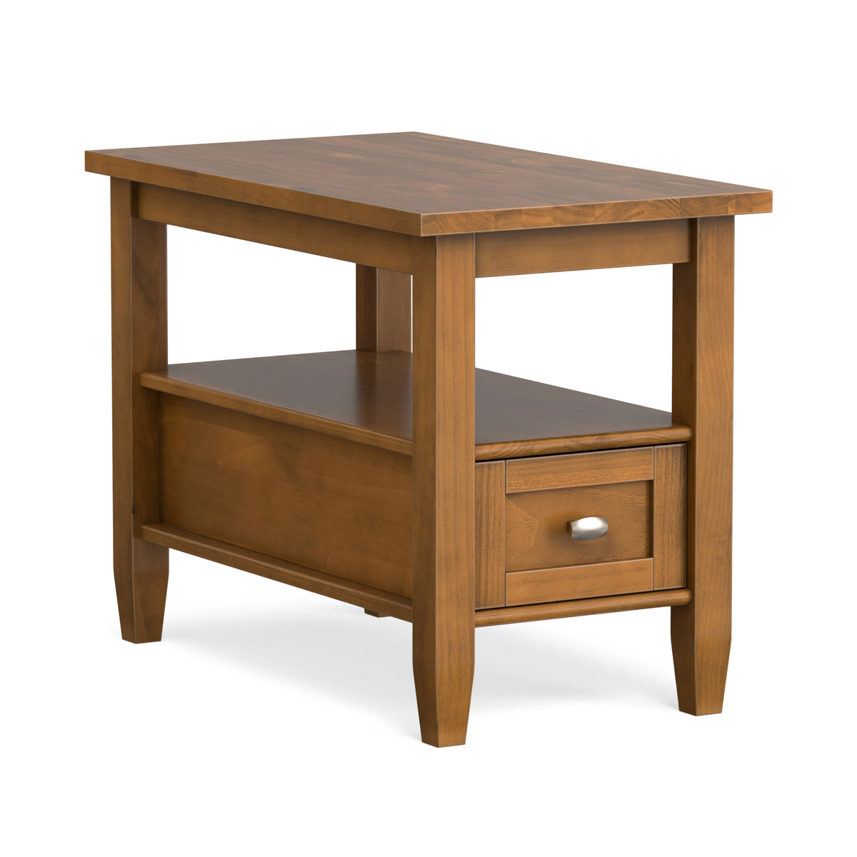 Light Golden Brown | Warm Shaker Narrow End Table