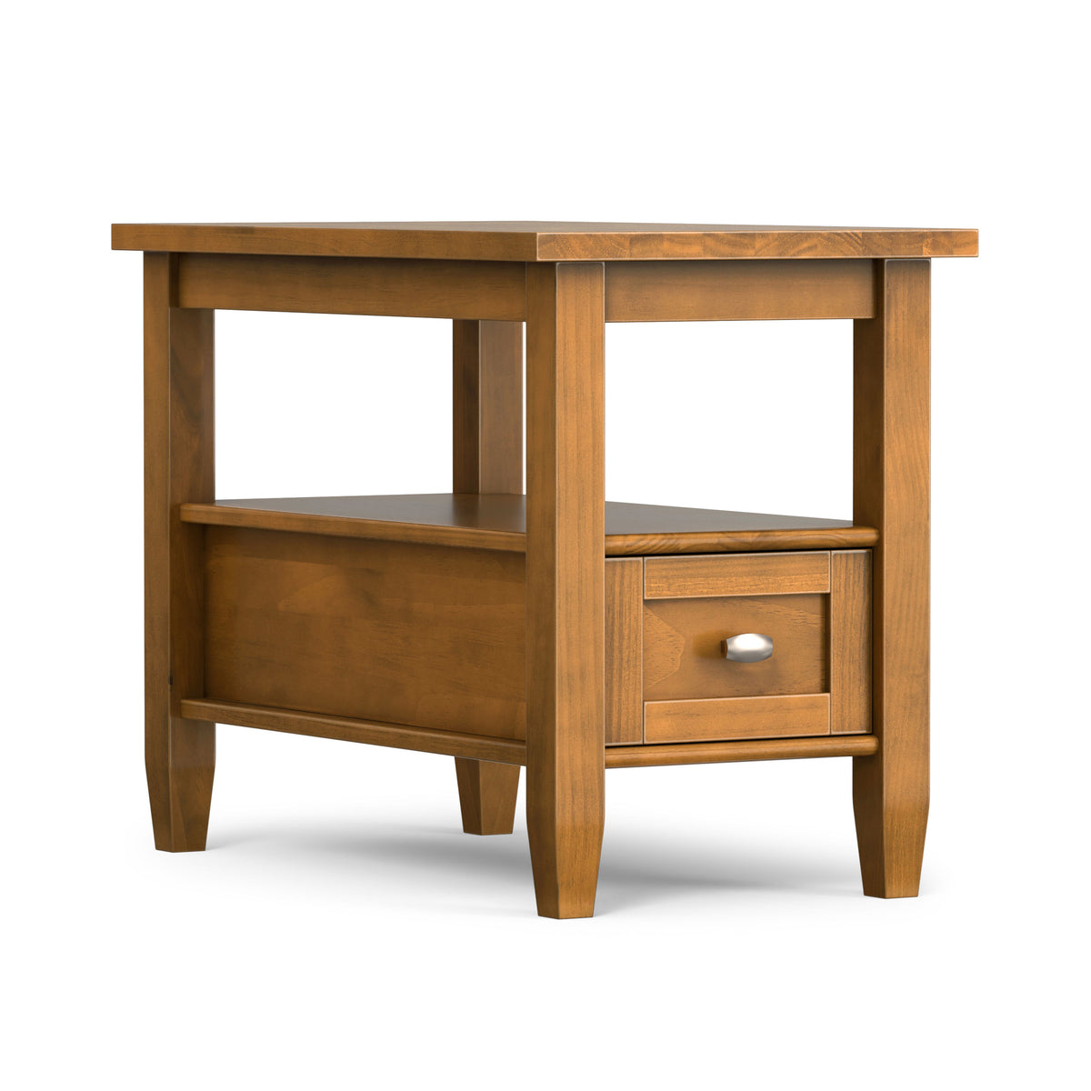 Light Golden Brown | Warm Shaker Narrow End Table