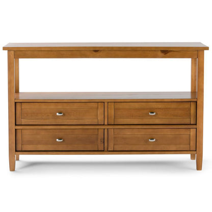 Light Golden Brown | Warm Shaker 48 inch Console Sofa Table