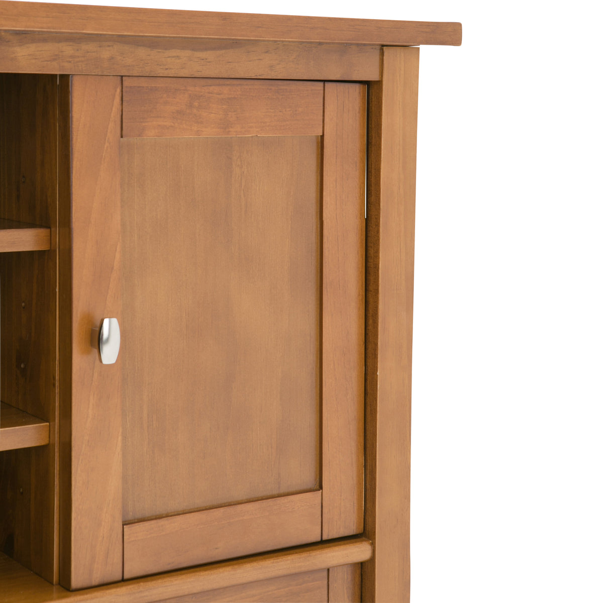 Light Golden Brown | Warm Shaker TV Media Stand